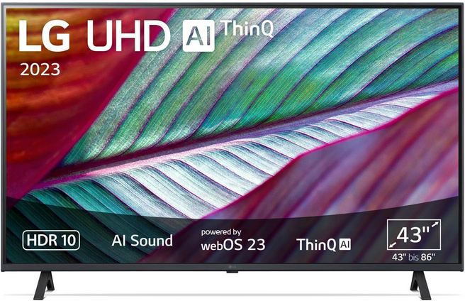 📺 LG 43UR78006LK 43 4K UHD Smart TV für 259€ (statt 287€)