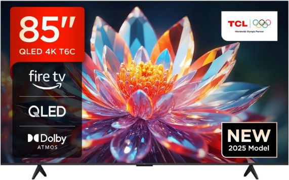 📺 TCL 85T6C 85 4K UHD QLED TV mit Dolby Vision & Atmos für 849€ (statt 1.099€)