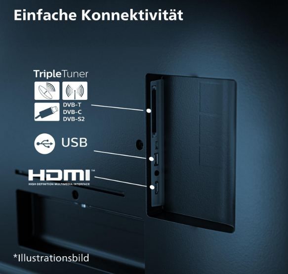 📺 Philips 50PUS7609 50 4K LED Smart TV für 271,99€ (statt 349€)
