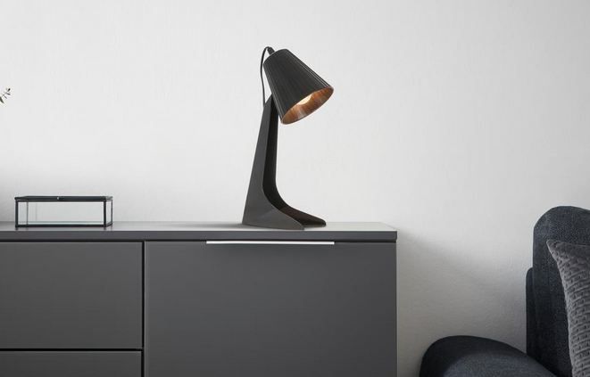 🤔 Preisfehler? 💡Modern Living Bunti Tischleuchte in Schwarz oder Orange ab 1€ (statt 23€)