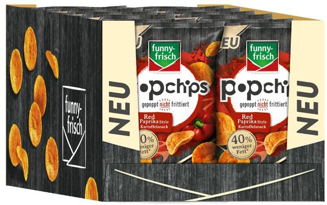 🌶️ 12er Pack funny frisch Popchips Red Paprika Style für 16€ (statt 24€)