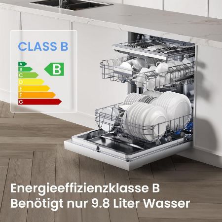 🍽️ Midea SU 7.35X14BS WiFi Geschirrspüler für 14 Maßgedecke, 60cm für 424,95€ (statt 530€)