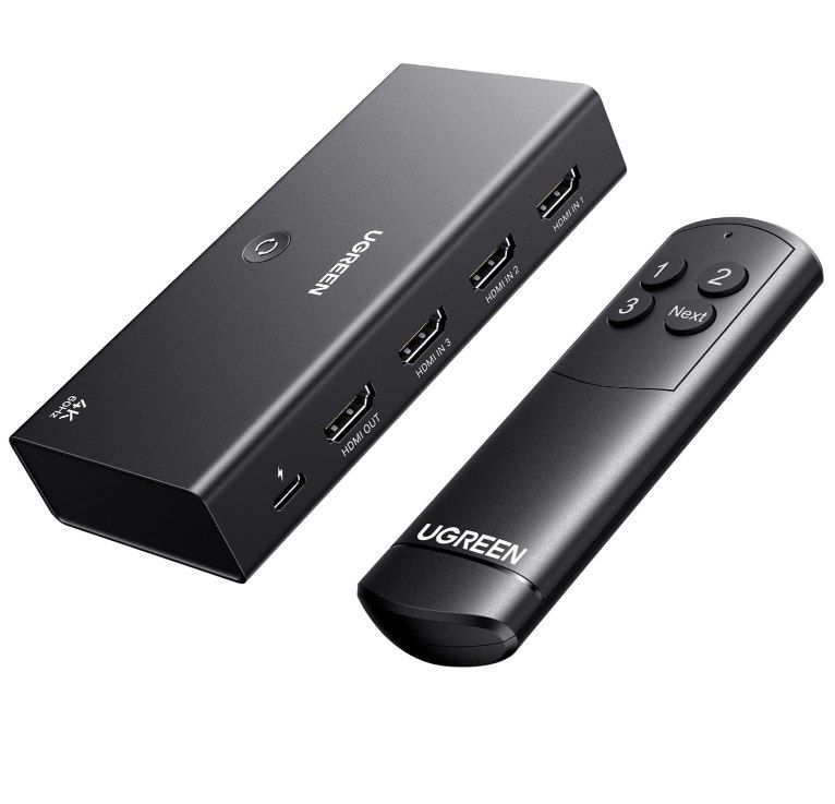 UGREEN HDMI Splitter mit Fernbedienung 4K@60Hz für 18,99€ (statt 25€)