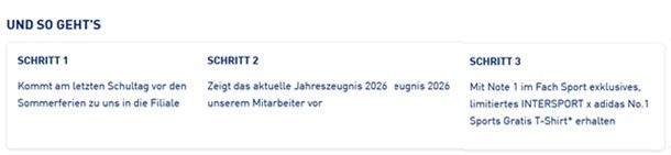 👕 Intersport: Eine 1 im Sport ➡️ T-Shirt gratis abholen 👕 Intersport: Eine 1 im Sport ➡️ T Shirt gratis abholen