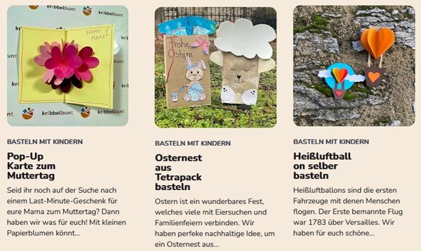 🧒 Kribbelbunt: Kostenlose Bastelvorlagen für Kinder