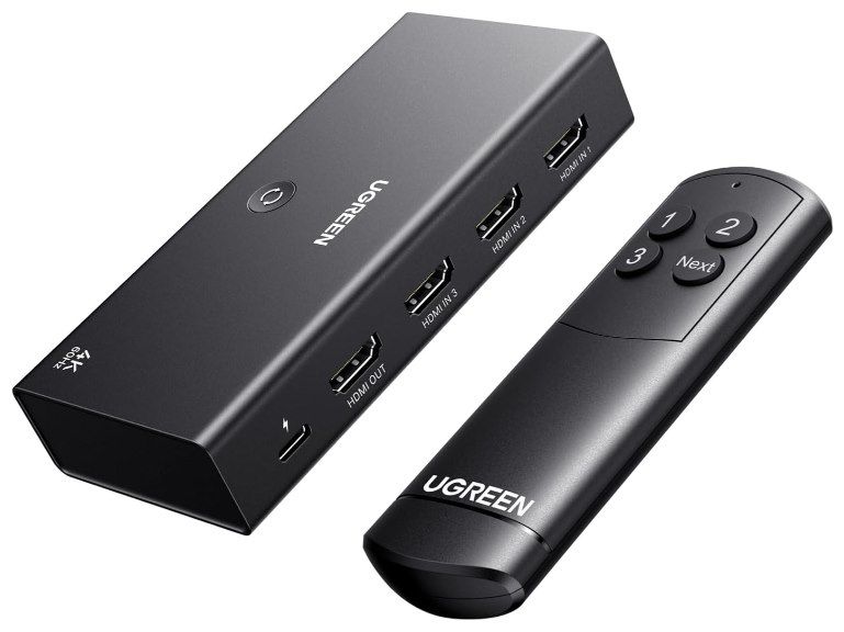 UGREEN HDMI Splitter mit Fernbedienung 4K@60Hz für 18,99€ (statt 25€)