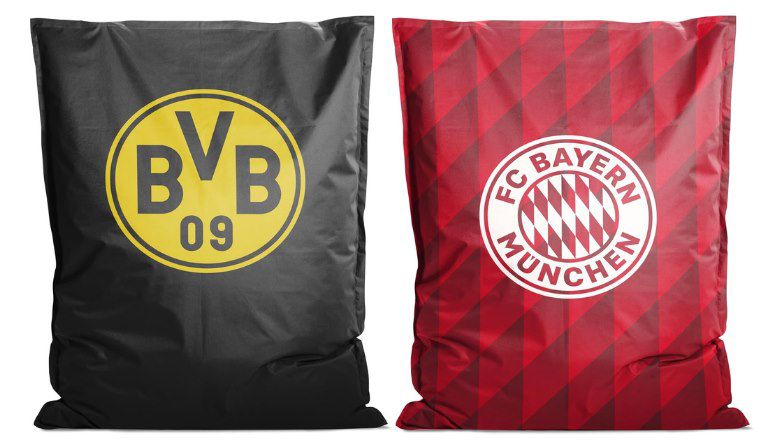 ⚽ MAGMA Sitting Point Sitzsack BVB / FC Bayern für 69,99€ (statt 125€)