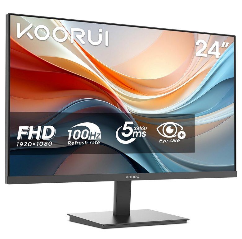 🔆 KOORUI E2412F – 24 Zoll FHD Monitor (100Hz) für 69,70€ (statt 90€)