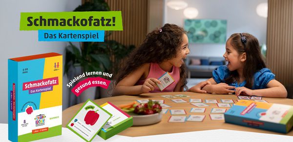 🥙 Gratis Kartenspiel für Kinder: Schmackofatz