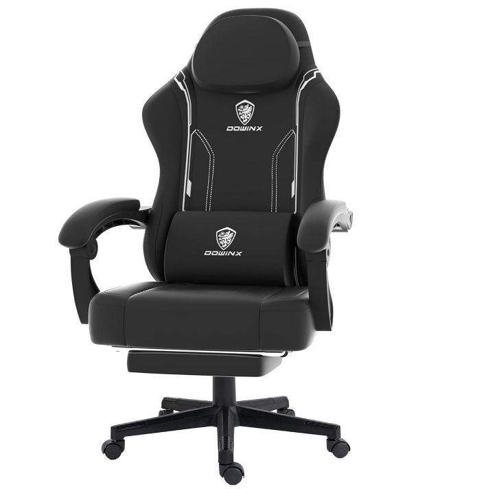 Dowinx Gaming Stuhl mit Lendenwirbelstütze für 49,99€ (statt 100€)