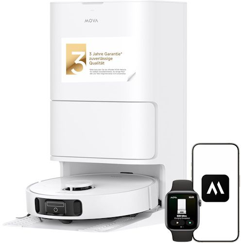 💨🧹 Mova E30 Ultra selbstreinigender Roboterstaubsauger und  wischer für 321€ (statt 360€)