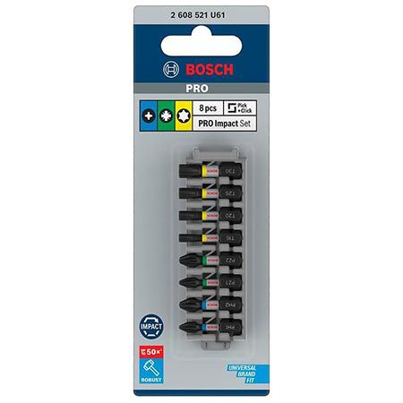 🪛 8er Pack Bosch PRO Impact Bit-Set für 7,49€ (statt 11€)