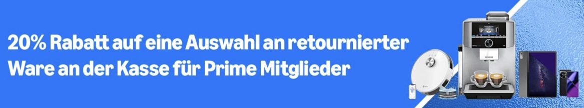 ⚙️💰 20% Extra Rabatt auf bereits reduzierte Amazon Produkte Retourenkauf   Amazon Warehouse
