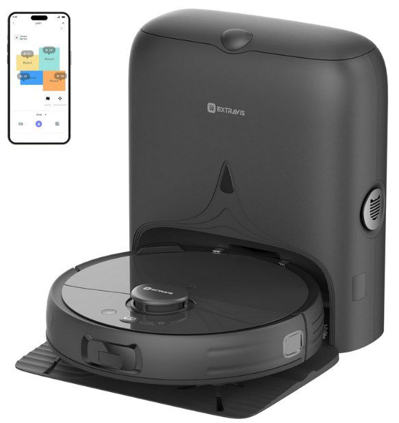 🧹 EXTRAVIS T5 Saugroboter mit Wischfunktion & Absaugstation für 255,99€ (statt 360€)