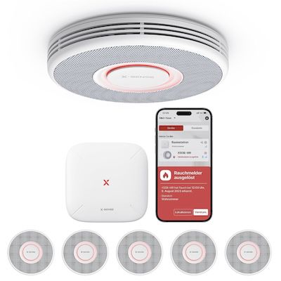 🔥🫷🏻 6er X-Sense Smart Rauchmelder mit Sprachausgabe für 116,99€ (statt 160€)