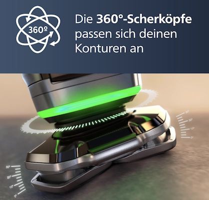 🧔🪒 Philips S9975/54 elektrischer Nass  und Trockenrasierer für 164,99€ (statt 244€)