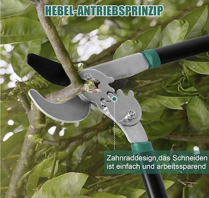 🔝✂️🏡 HYCHIKA Bypass Astschere mit 74cm für 33,98€ (statt 40€)
