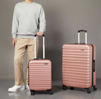 🧳🛫 Amazon Basics Hartschalen Koffer Set mit 55 & 78 cm für 79,99€ (statt 99€)