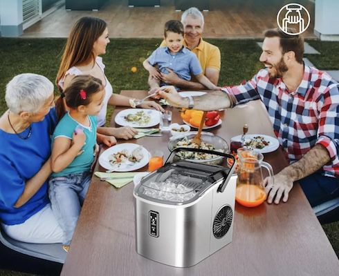 🧊🥤 EUHOMY Eiswürfelmaschine mit 9 Würfeln in 6 Minuten für 87,99€ (statt 110€)