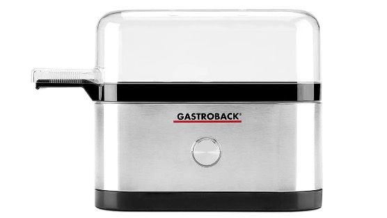 🥚 GastroBack Mini Eierkocher für 3 Eier inkl. Eierpiekser für 16,99€ (statt 26€)