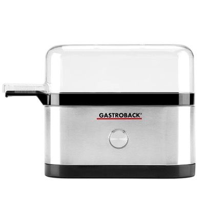 🥚 GastroBack Mini-Eierkocher für 3 Eier inkl. Eierpiekser für 16,99€ (statt 26€)