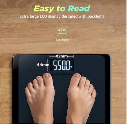 🍎🥗⚖️ RunSTAR Digitale Personenwaage mit Tragkraft bis 250 kg für 33,99€ (statt 40€)