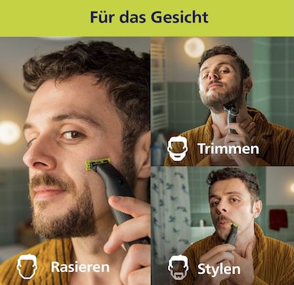 🪒 PHILIPS OneBlade Pro 360 Face & Body   elektrischer Rasierer für 79,99€ (statt 98€)