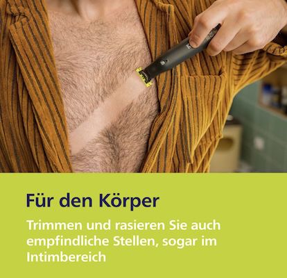 🪒 PHILIPS OneBlade Pro 360 Face & Body   elektrischer Rasierer für 79,99€ (statt 98€)