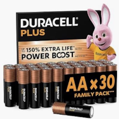 🪫🔋 30x DURACELL Plus AA-Batterien für 22,49€ (statt 28€) 👉🏻 0,75€ pro Stück