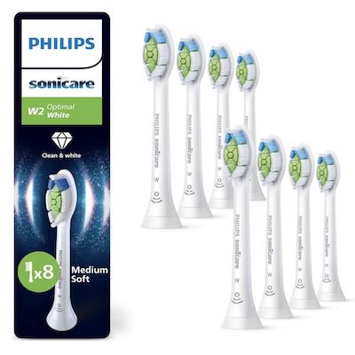 🦷 🪥 8x Philips Sonicare W2 Optimal White Ersatzbürstenköpfe für 28,99€ (statt 35€)