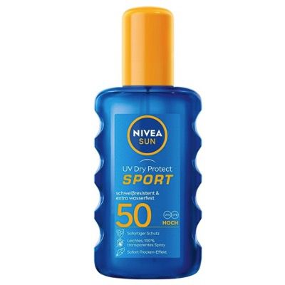 ☀️ NIVEA Sun UV Dry Protect Sport Sonnenspray LSF50 in 200ml ab 9,85€ (statt 16€)