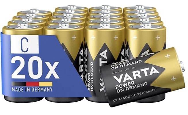 🔝🇩🇪🔋 20x VARTA Batterien C Baby für 18,69€ (statt 22€)