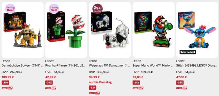 🍄 LEGO Super Mario Kart 72037 für 113,89€ (statt 124€)