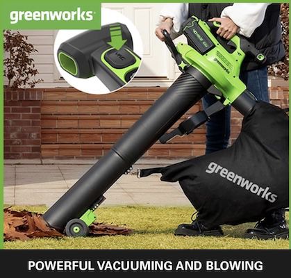 🌬️🍂 Greenworks 40V Akku Laubsauger & Laubbläser für 107,99€ (statt 150€)