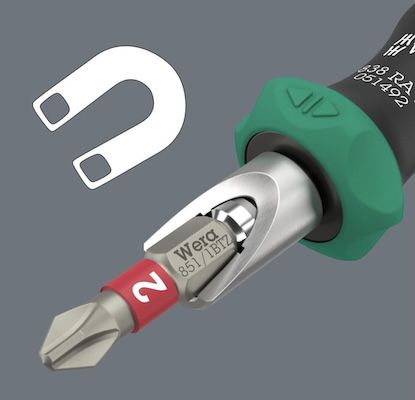 🔝🪛 Wera Bits Handhalter mit Ratschenfunktion für 13,79€ (statt 18€)