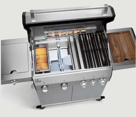😋🍻🍖 Burnhard Big FRED Deluxe 4 Brenner Gasgrill für 679€ (statt 849€)
