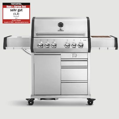 😋🥩🔥 Burnhard Big EARL Premium-Gasgrill 4-Brenner für 1.279€ (statt 1.600€)