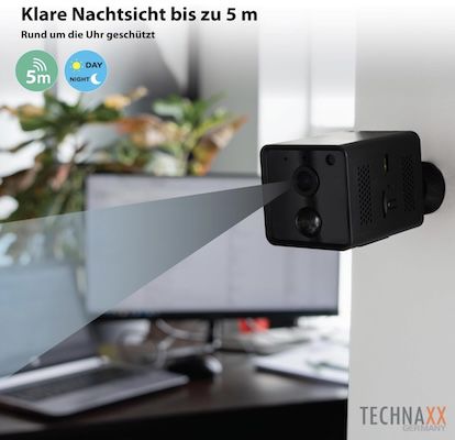 Technaxx TX 190 Mini Full HD Überwachungskamera für 41,49€ (statt 48€)
