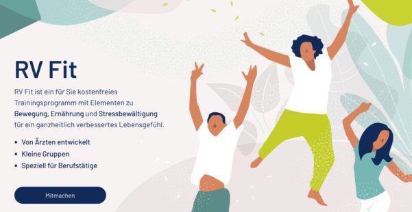 🧑‍⚕️ RVfit Gesundheitskurs kostenlos: ambulant   oder stationär inkl. Unterbringung & Fahrtkosten