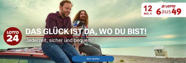 🤑 12 Mio. Jackpot: 3 Lotto 6aus49 Felder für 0,10€ (statt 4,70€)   nur für Neukunden