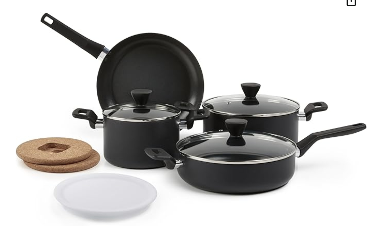 🍳 Amazon Basics 10 tlg. Kochgeschirr Set für 50€ (statt 65€)