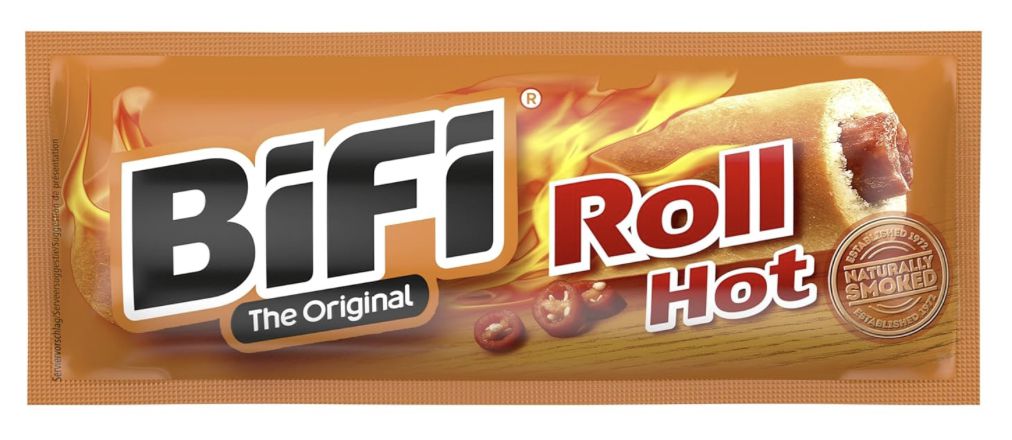 🌭🌶️ 24x 45g BiFi Roll Hot Salami Snack mit Chili & Paprika für 22€ (statt 27€)