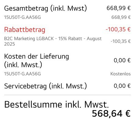 💻 LG gram Book 15,6 (Core i5, 16GB, 512GB SSD) für 568,64€ (statt 689€)