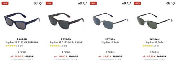 🔥 Brille? Fielmann! 🕶️ Bis zu 50% Rabatt auf ausgewählte Sonnenbrillen + ggf. 10% Extra Rabatt
