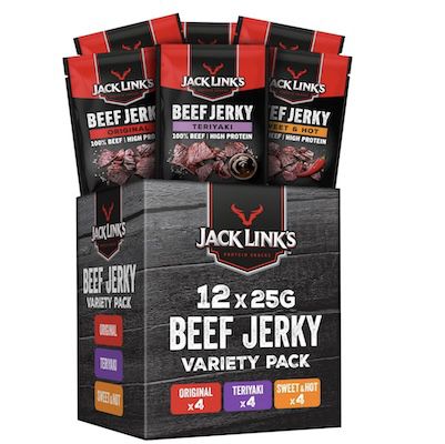 🔝🥩 12x 25g Jack Links Beef Jerky Mischkarton für 17€ (statt 24€)