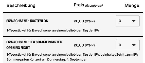 🔥 Kostenlose IFA Berlin 2025 Tickets ➡️ für den 5. bis 9. September 2025