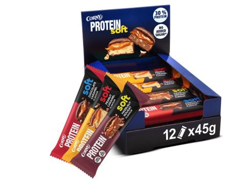 💪 Corny Protein Soft & Crunchy Mix Pack mit 30% Eiweiß 🏆 12x 45g ab 11,54€ (statt 22€)