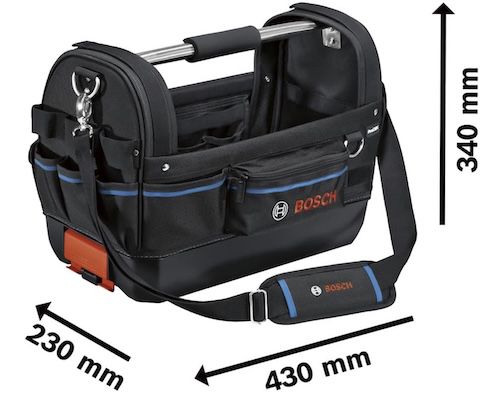 ⚒️🧰 Bosch Professional Werkzeugtasche GWT 20 für 50,99€ (statt 67€)