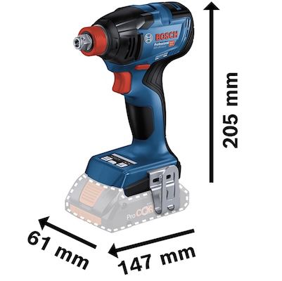 Bosch Professional GDX 18V 210 C Akku Drehschlagschrauber für 147,99€ (statt 172€)