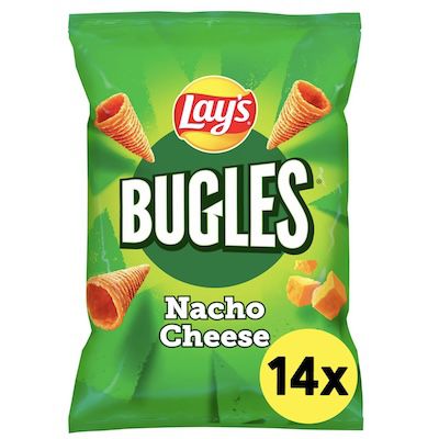 😋🧀 14x 75g Lay’s Bugles Nacho Cheese für 17,49€ (statt 25€) 👉🏻 1,25€ pro Packung